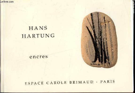 Hans Hartung 56 x 56 encres -