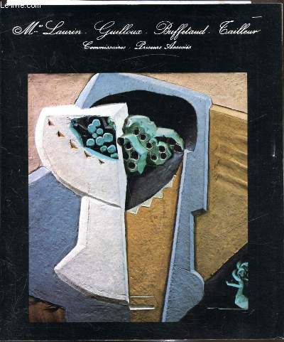 Vente aux enchres - Le jeudi 25 novembre 1982 - Nouveau Drouot - Dessins aquarelles pastels Tableaux modernes et Sculptures