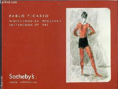 Catalogue Sotheby's - Exposition 8 february 2006 - Pablo Picasso - Works from an important Sketchbook of 1905 -