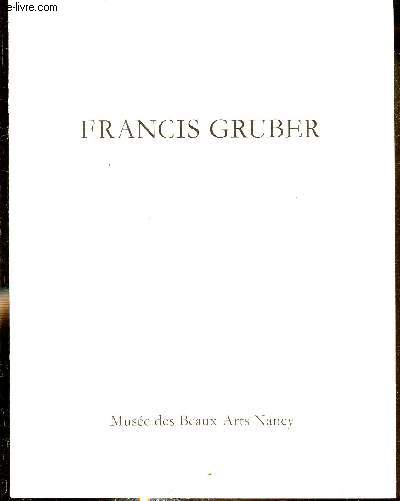 Francis Gruber - Muse des Beaux Arts de Nancy - 12 aout - 11 octobre 1976