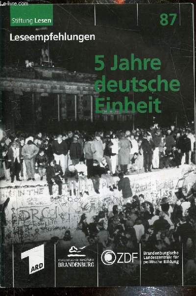 Stiftung Lesen - Leseempfehlungen - 5 Jahre deutsche Einhert - 87 -