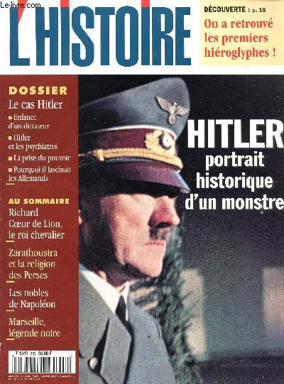 L'histoire n230 - 1999 - Mars - Hitler Portrait historique d'un monstre