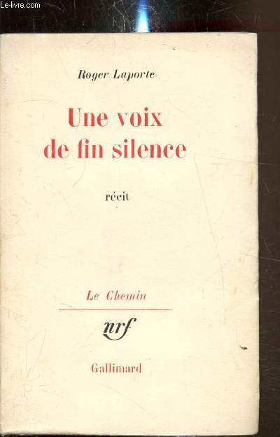Une voix de fin silence Rcit