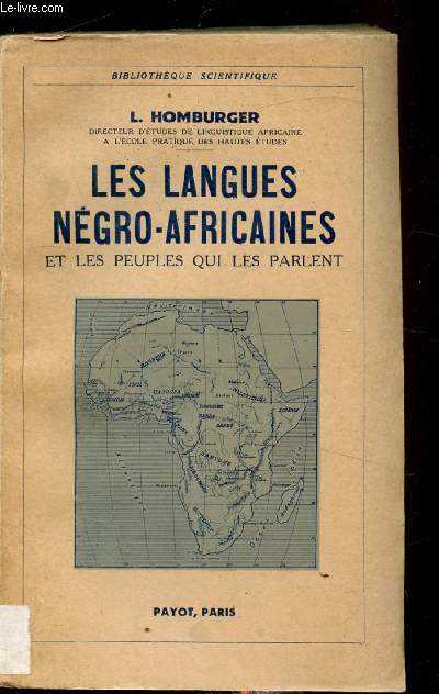 Les langues ngro-Africaines et les peuples qui les parlent