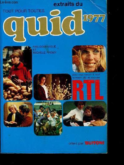 Extraits du Quid 1977 - Tout pour toutes -