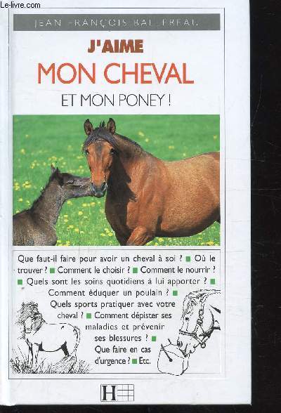 J'aime mon cheval et mon poney!