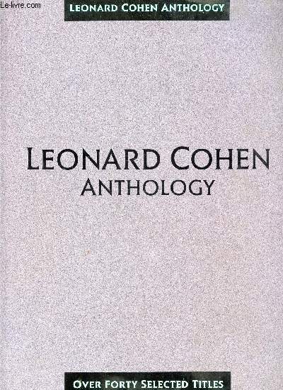 Leonard Cohen Anthology