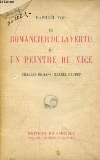 Un romancier de la vertu et un peintre du vice