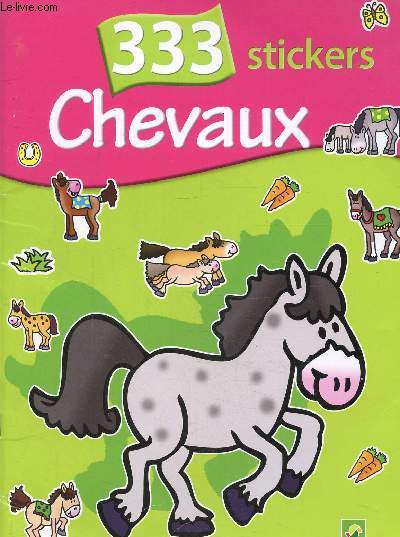 333 stickers chevaux