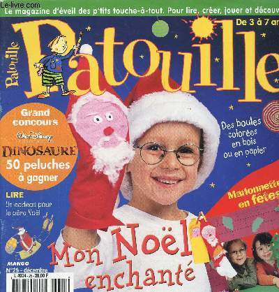 Patouille N25 dcembre : Mon noel enchant Les dinosaures - Autour du sapin -A propos du renne