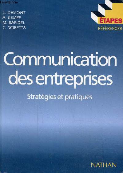 Communication des entreprises, stratgies et pratiques