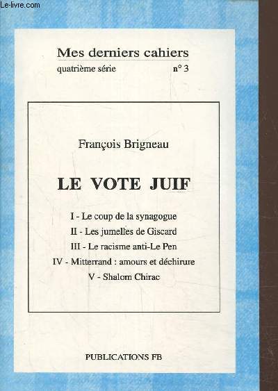 Le vote juif