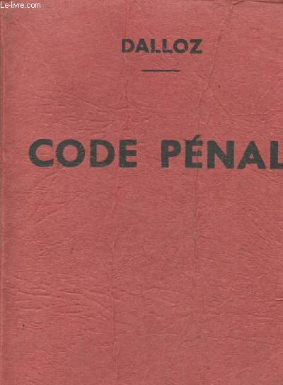 Code pnal 72 me dition