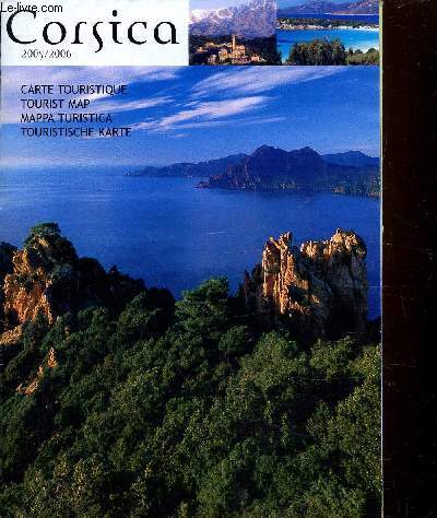 Corsica 2005/2006, carte touristique