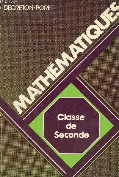 Mathmatiques classe de seconde