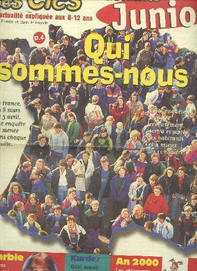 Les cls de l'actualit junior N 193 semaine du Jeudi 4 au mercredi 10 mars 1999 : Qui sommes nous?