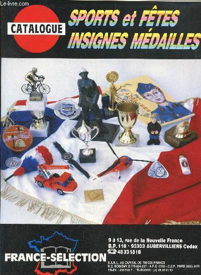 Catalogue Sports et ftes insignes mdailles