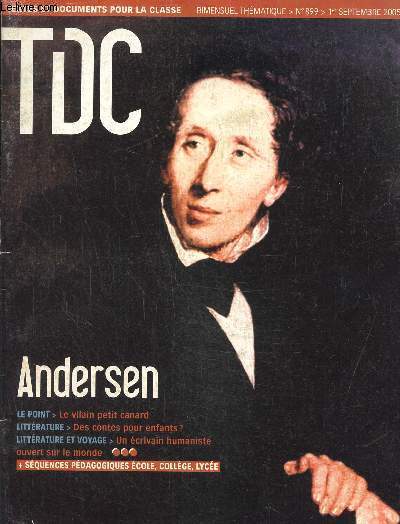 TDC, textes et documents pour la classe N 899- 1er septembre 2005 : Andersen