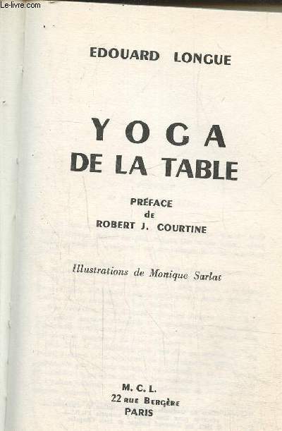 Yoga de la table