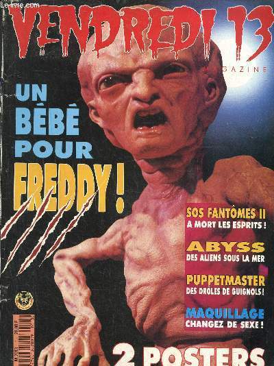 Vendredi 13 , septembre 89 : un bb pour Freddy !