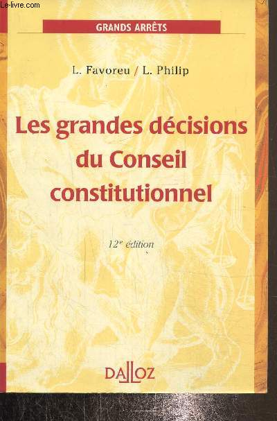 Les grandes dcisions du Conseil constitutionnel