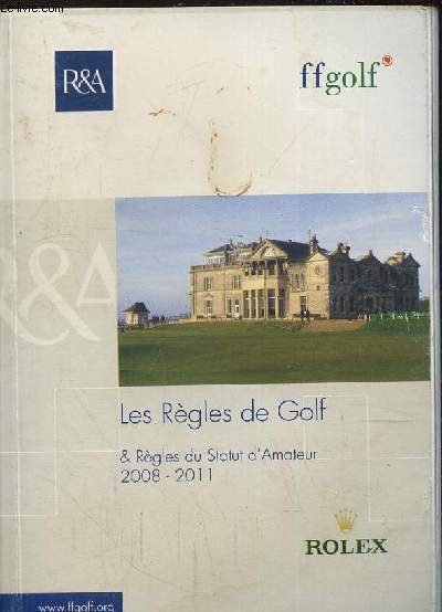 Les rgles du golf & rgles du statut amateur