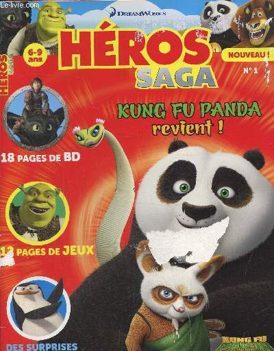 Hros saga N 1, avril-mai-juin 2016 : King fu panda revient!