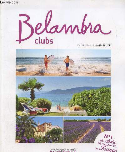 Belambra clubs, printemps t automne 2016