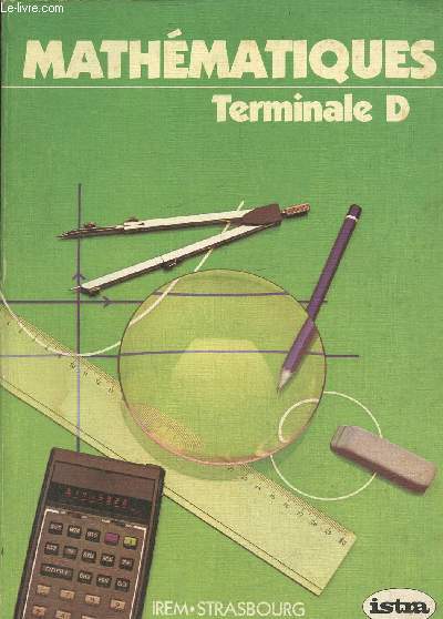 Mathmatiques Terminale D, programme officiel 1983