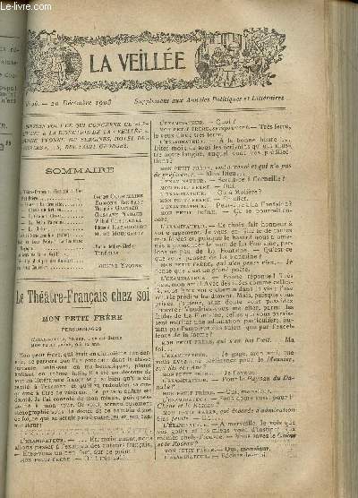 La veille supplment aux annales politiques et littraires N 26-20 dcembre 1903