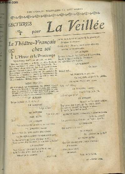 Les annales politiques et littraires- Lectures pour la veille : 28 fvrier 1904