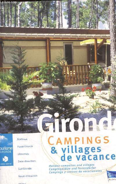 Gironde, Campings & villages de vacances