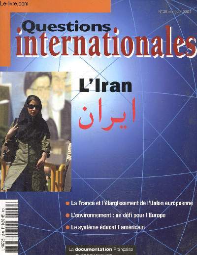 Questions internationales N25-mai juin 2007 : L'Iran