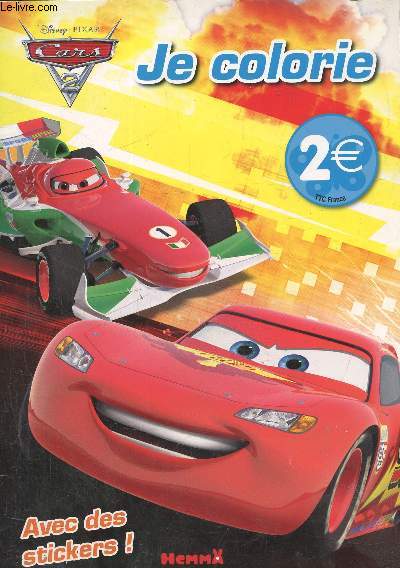 Disney pixar , cars 2- Je colorie - Anonyme - 0 - Afbeelding 1 van 1