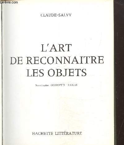 L'art de reconnaitre les objets