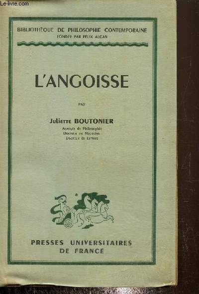 L'angoisse