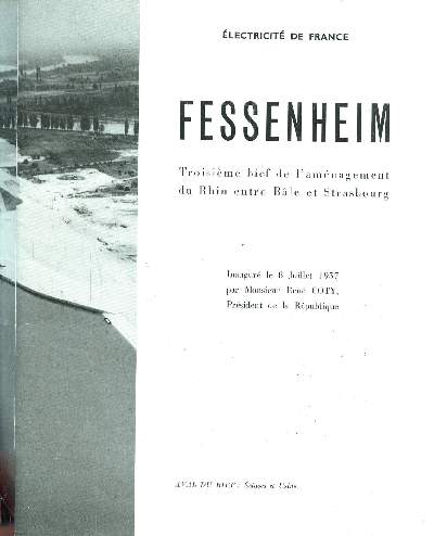 Fessenheim, troisime bief de l'amnagement du rhin entre bme et strasbourg