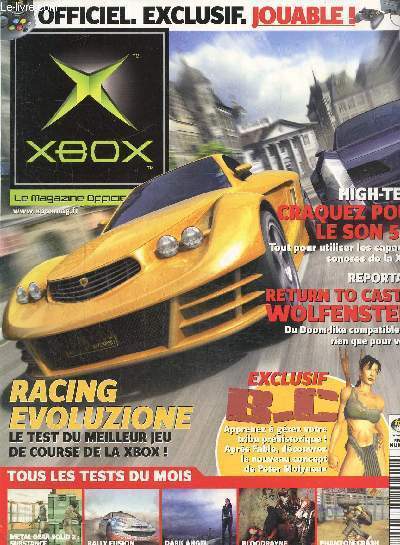Xbox, le magazine officiel Xbox N12, fvrier 2003 : Racing evolution-