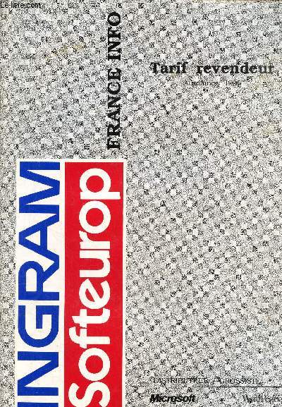 Ingram softeurop -France info taris revendeur automne 1990