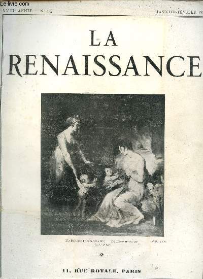 La renaissance, XVIIIe anne N 1-2, janvier, fvrier 1935