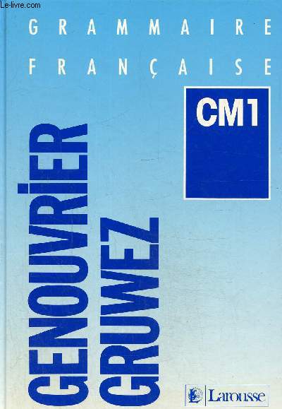 Grammaire franaise CM1