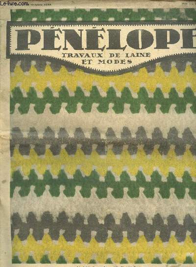 Pnlope travaux de laine et modes N 95 : 15 octobre 1934