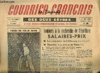 Courrier français du dimanche des deux-sèvres N° 189, 1er mai 1948