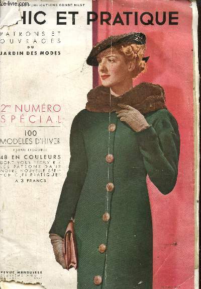 Chic et pratique 2eme numéro spécial : 100 modèles d'hiver, octobre 1934