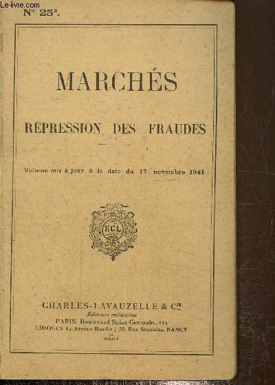 Marchs- Rpression des fraudes