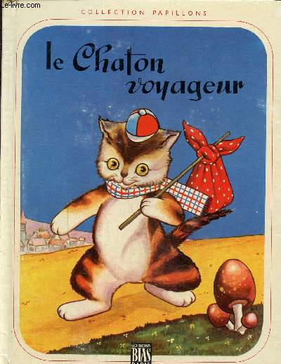 Le chaton voyageur, collection papillons