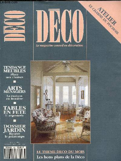 Dco, le magazine conseil en dcorationN 20, fvrier 1992 : Les bons plans de la dco