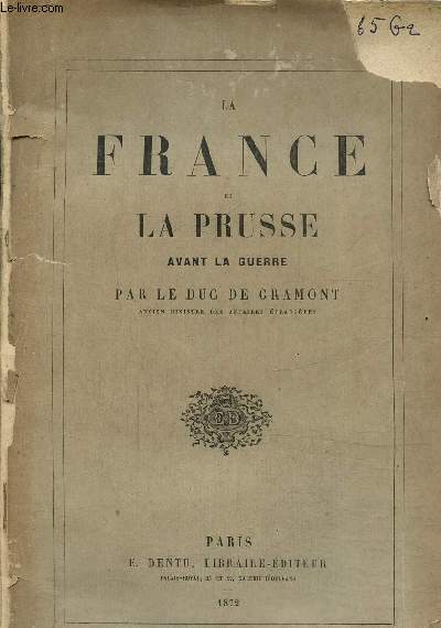 La France et la prusse avant la guerre