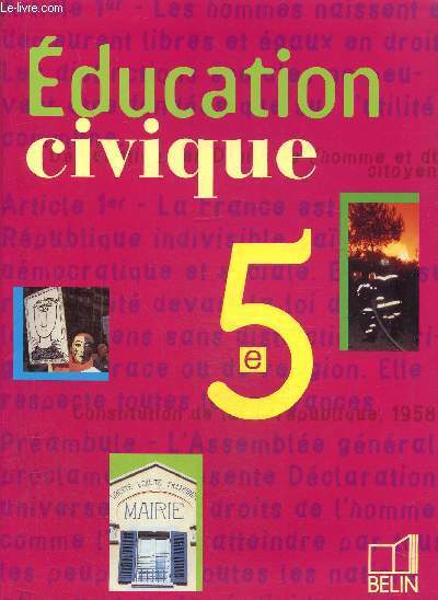 Education civique 5e+ Livre du professeur