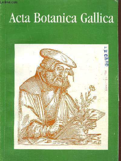 Acta Botanica Gallica- Société botanique de France -Vol.146 N° 3 -1999- Effectifs spécifiques et distributions de fréquences des genres d'angiospermes.